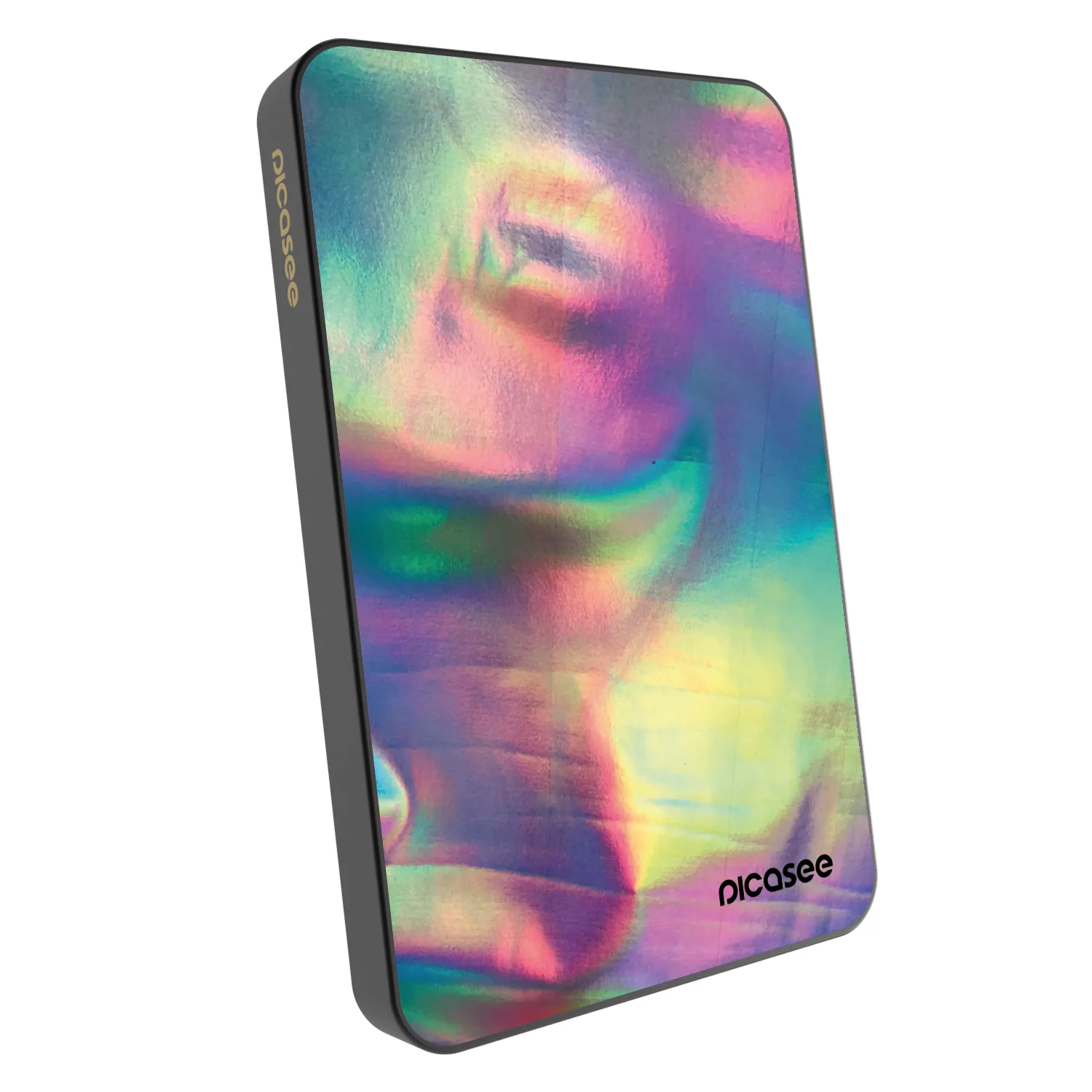 Picasee Powerbank mit MagSafe 5 000 mAh Grau - Holo