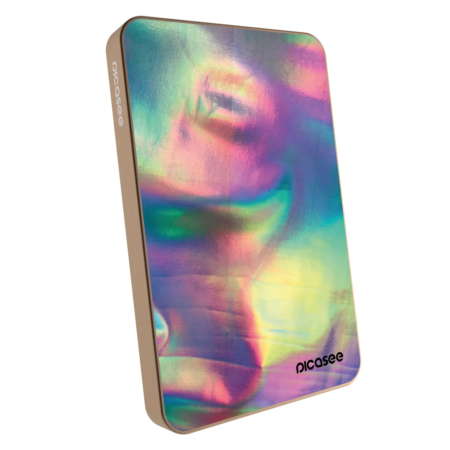 Picasee Powerbank mit MagSafe 5 000 mAh Golden - Holo