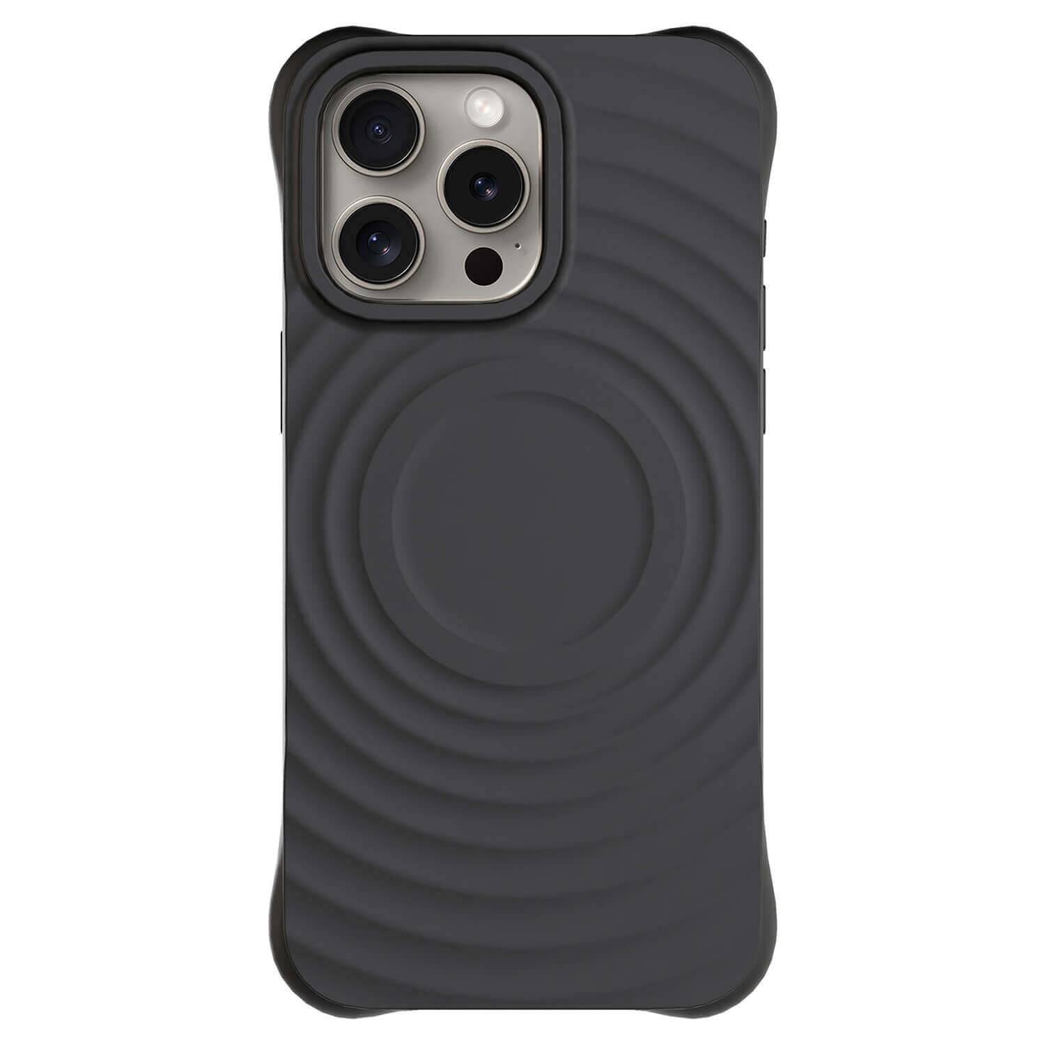 Picasee Apple iPhone 16 Pro Max Shock-proof case s MagSafe - Personalisierte Gravur - Schwarz