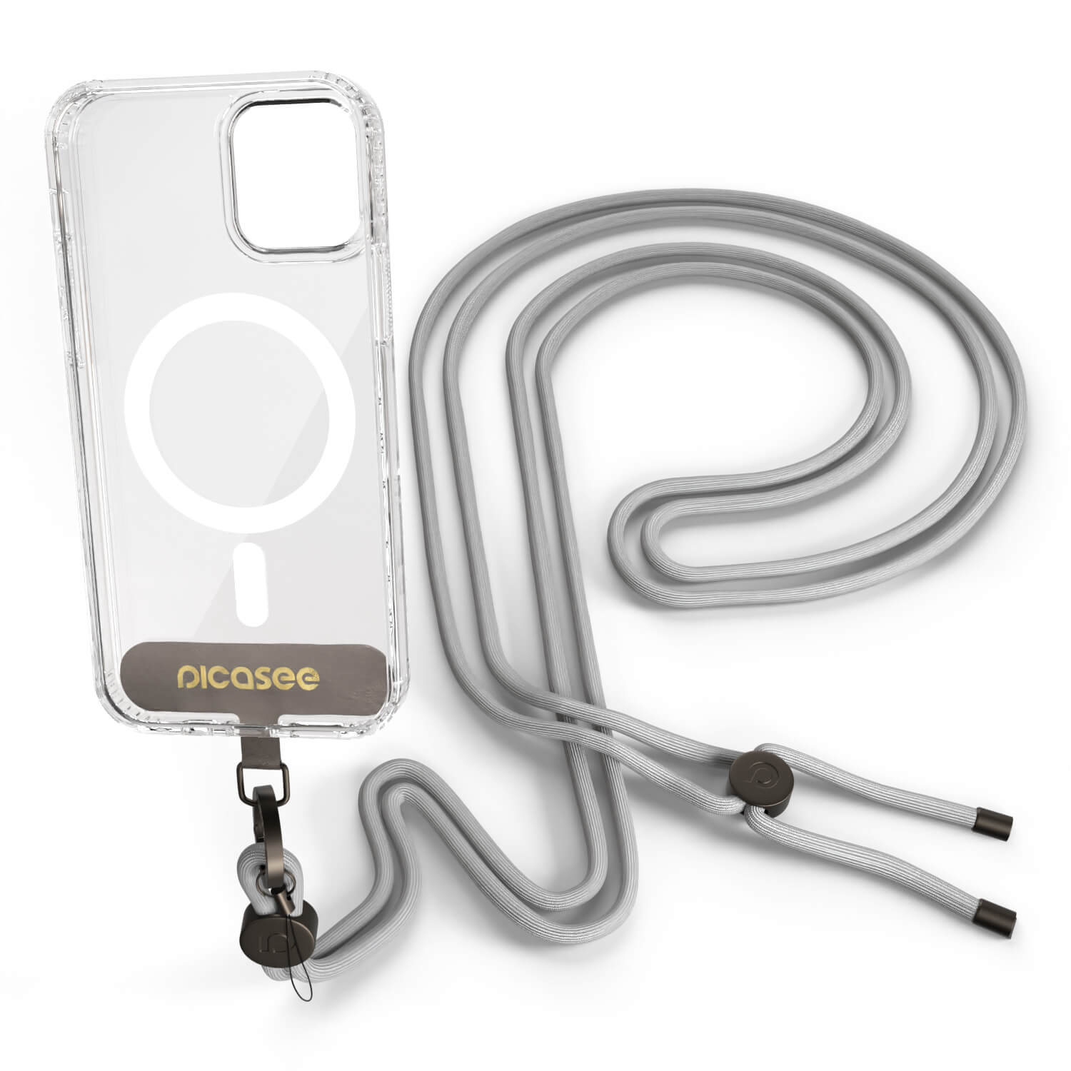 Picasee Cross-body phone strap - Grau