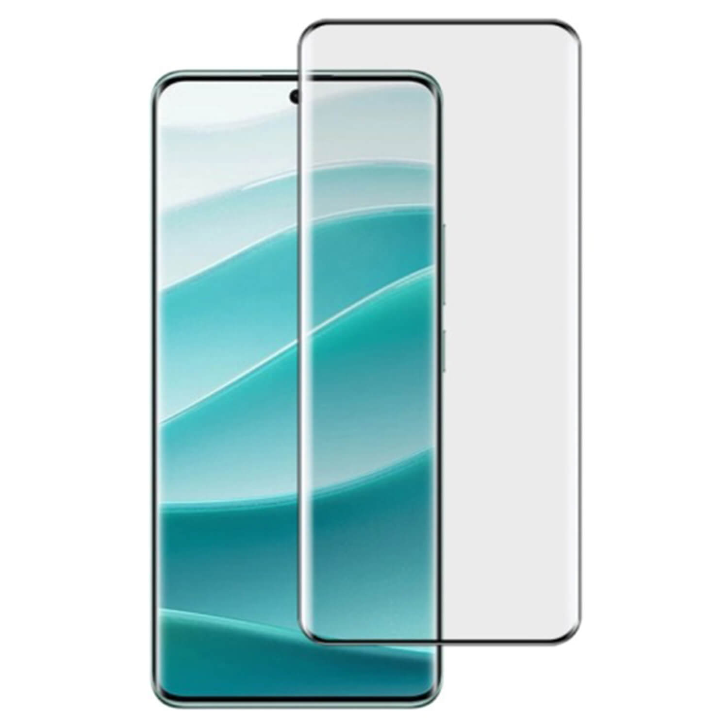 3x Picasee gehärtetes 3D Schutzglas für Xiaomi Redmi Note 14 Pro 5G - schwarz - 2+1 gratis