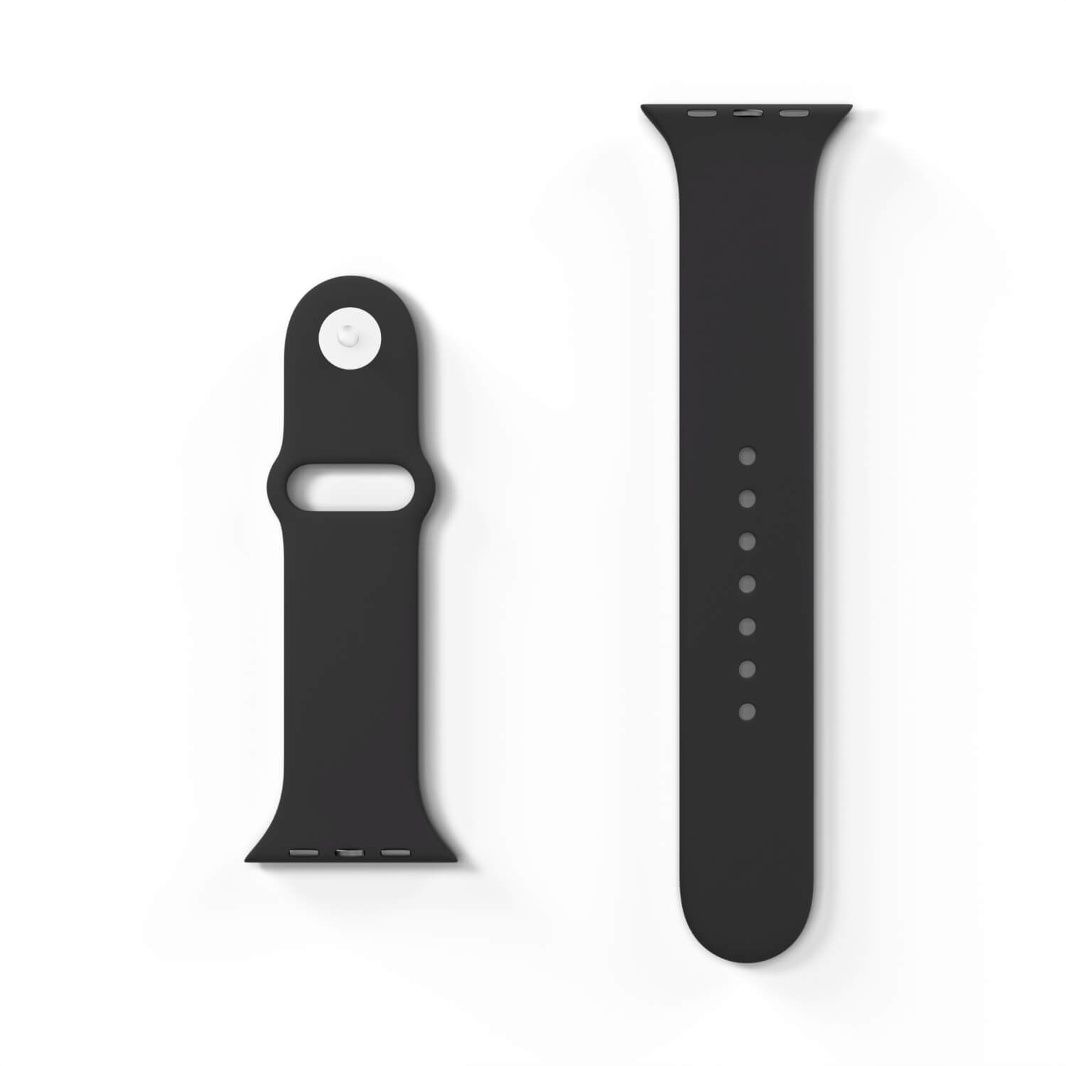 Picasee Gürtel mit Gravur für Apple Watch 40 mm (4.series) - Schwarz