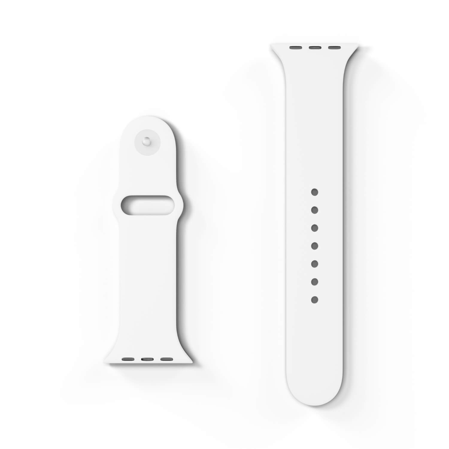 Picasee Gürtel mit Gravur für Apple Watch 40 mm (4.series) - Weiß