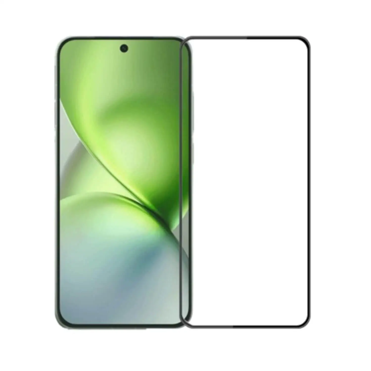 Picasee gehärtetes 3D Schutzglas mit Rahmen für Xiaomi Redmi A5 - schwarz
