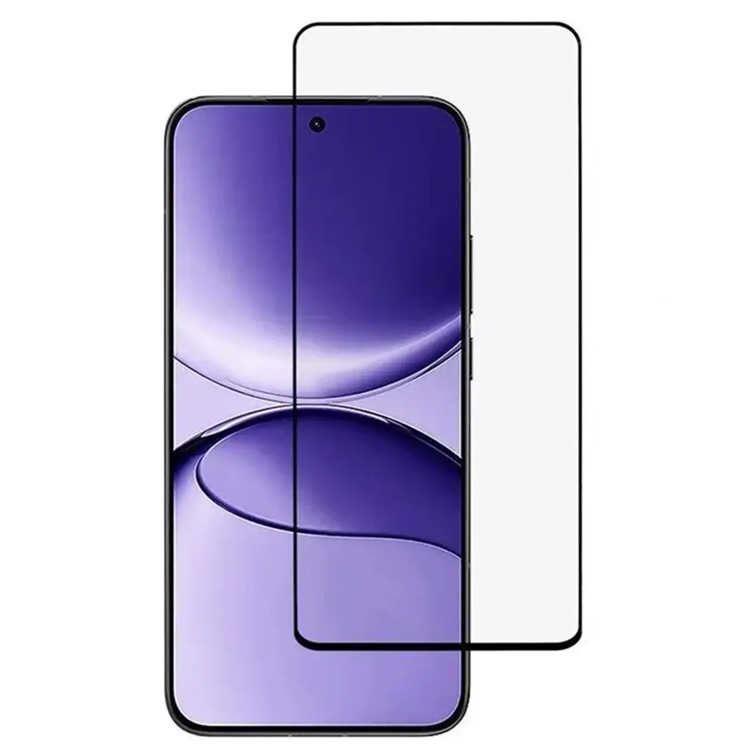 Picasee gehärtetes 3D Schutzglas mit Rahmen für Xiaomi Poco F7 Pro 5G - schwarz