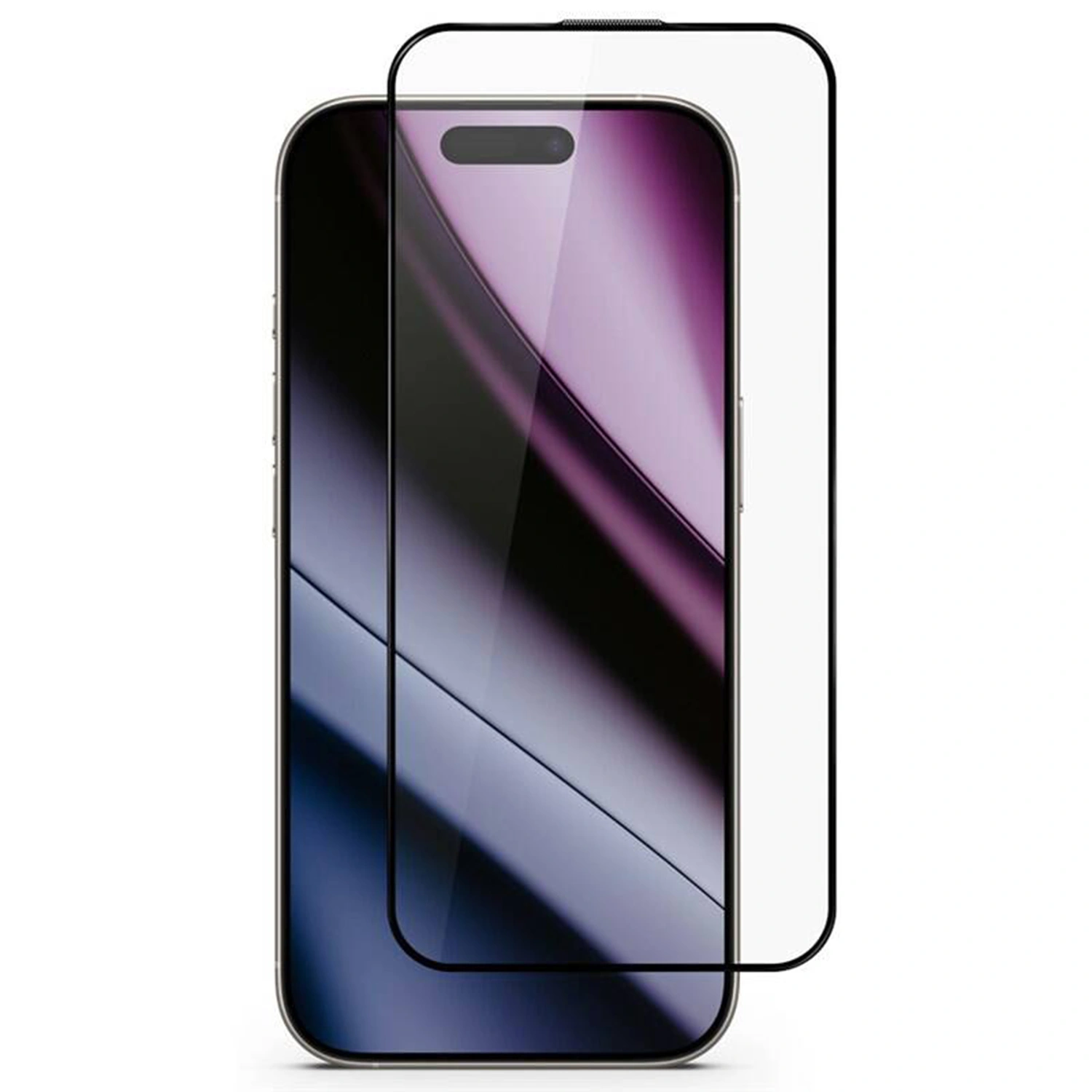 Picasee gehärtetes 3D Schutzglas mit Rahmen für Apple iPhone 17 Pro - schwarz