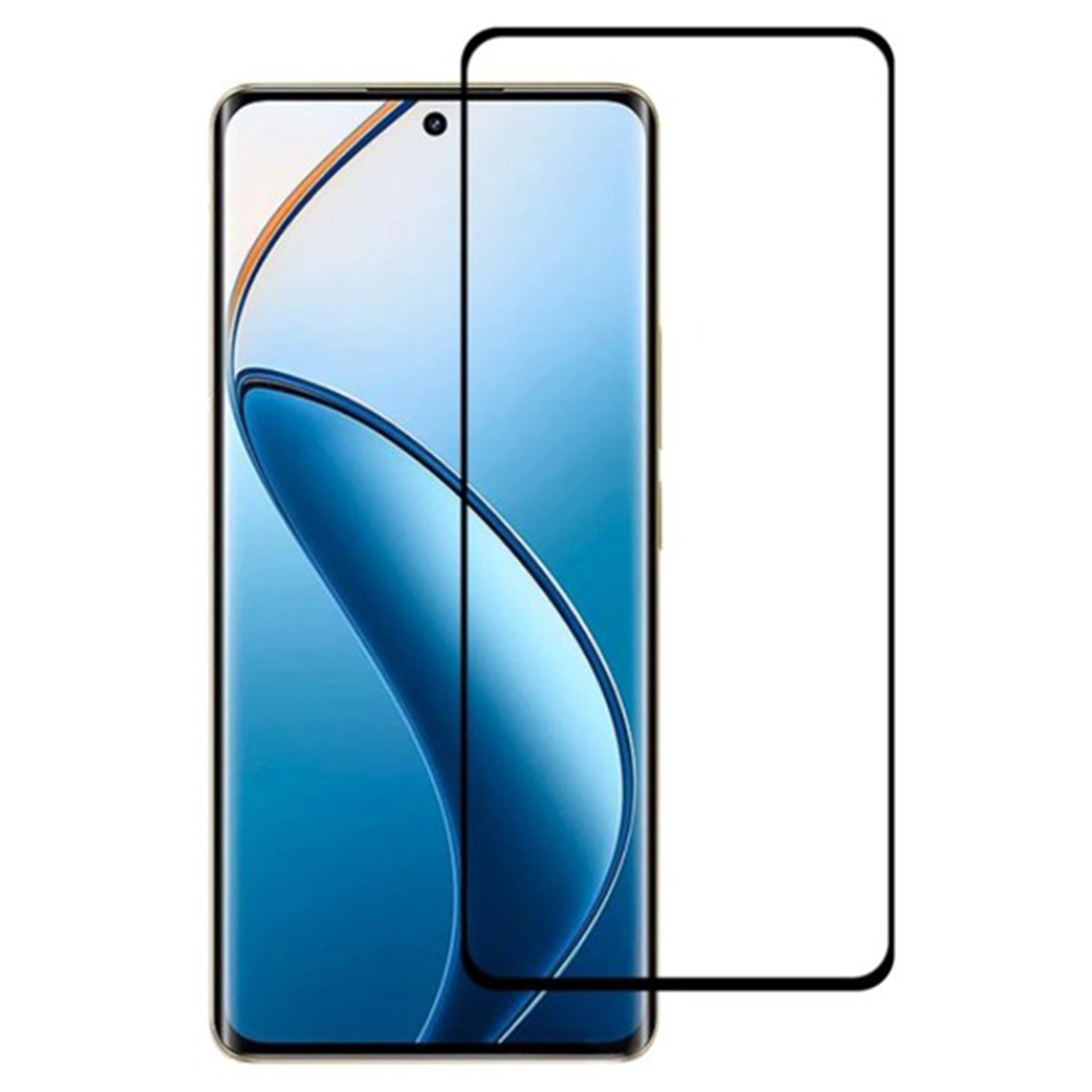 Picasee gehärtetes 3D Schutzglas mit Rahmen für Xiaomi Redmi 15C 4G - schwarz