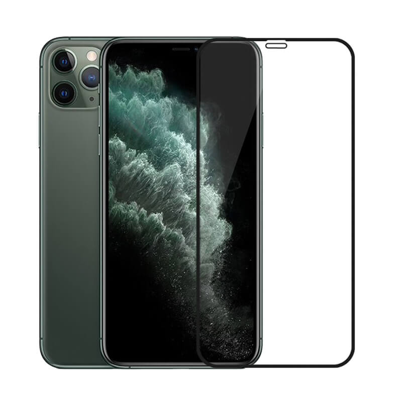 3x Gehärtetes 3D Schutzglas Mit Rahmen Für Apple IPhone 11 Pro - Schwarz - 2+1 Gratis