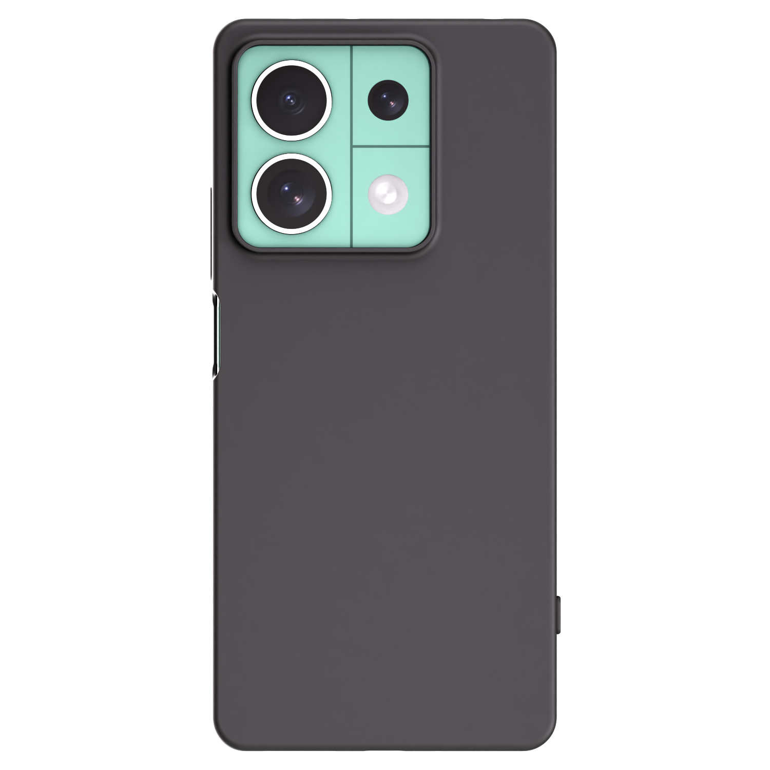 Picasee Xiaomi Redmi Note 13 5G Hülle - Schwarzes Silikon - Individuelles Fotodesign