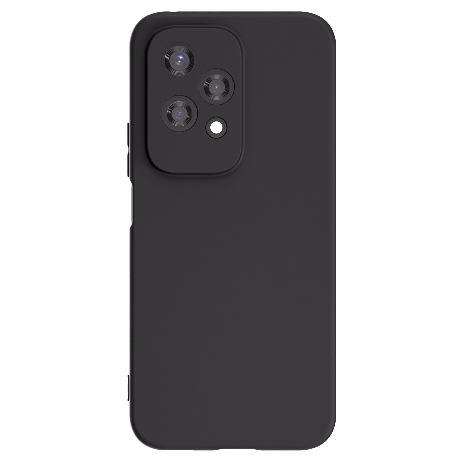 Picasee Honor 200 Lite Hülle - Schwarzes Silikon - Individuelles Fotodesign