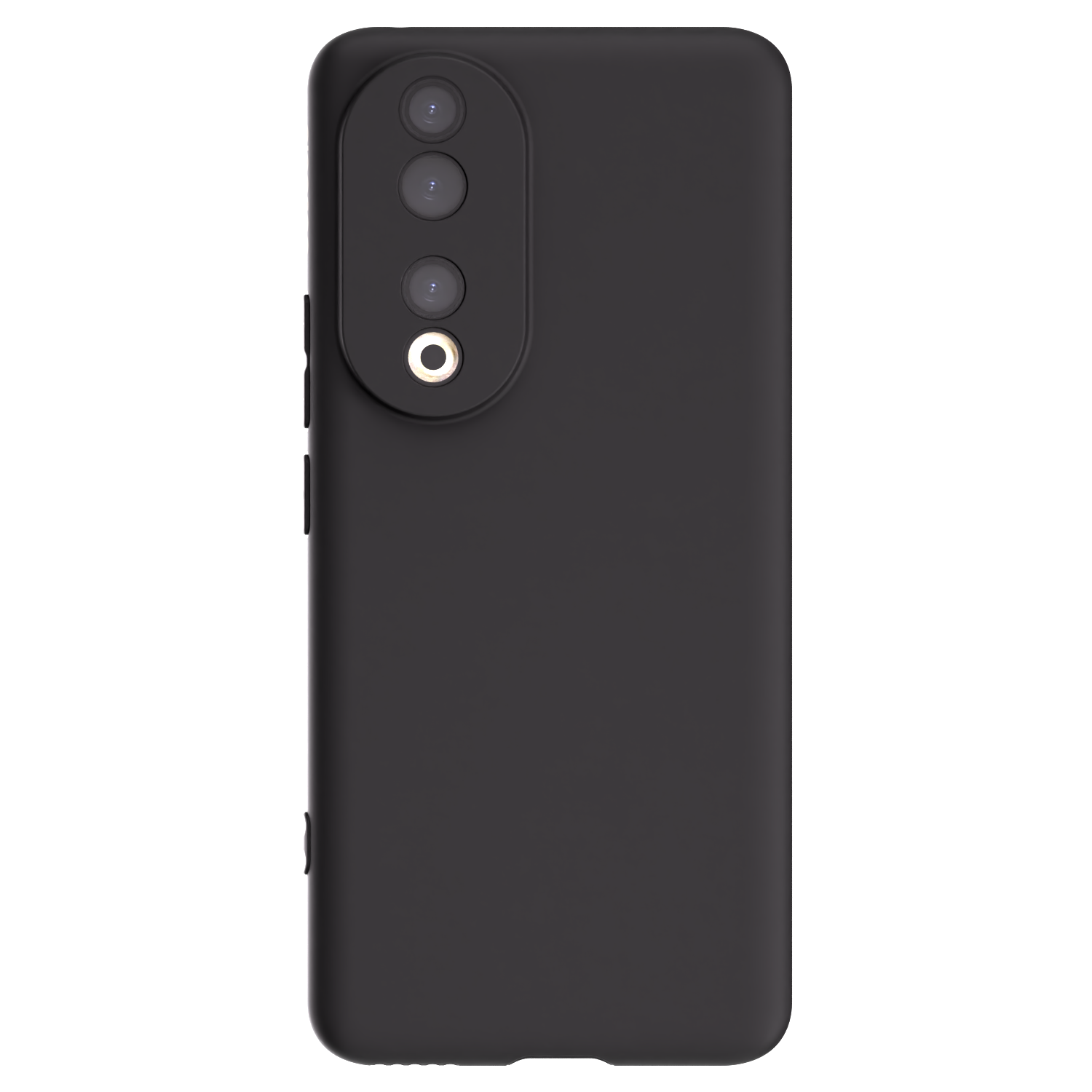 Picasee Honor 90 5G Hülle - Schwarzes Silikon - Individuelles Fotodesign