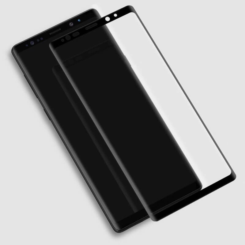 Picasee 3D gehärtetes Schutzglas für Samsung Galaxy Note 9 N960F - schwarz