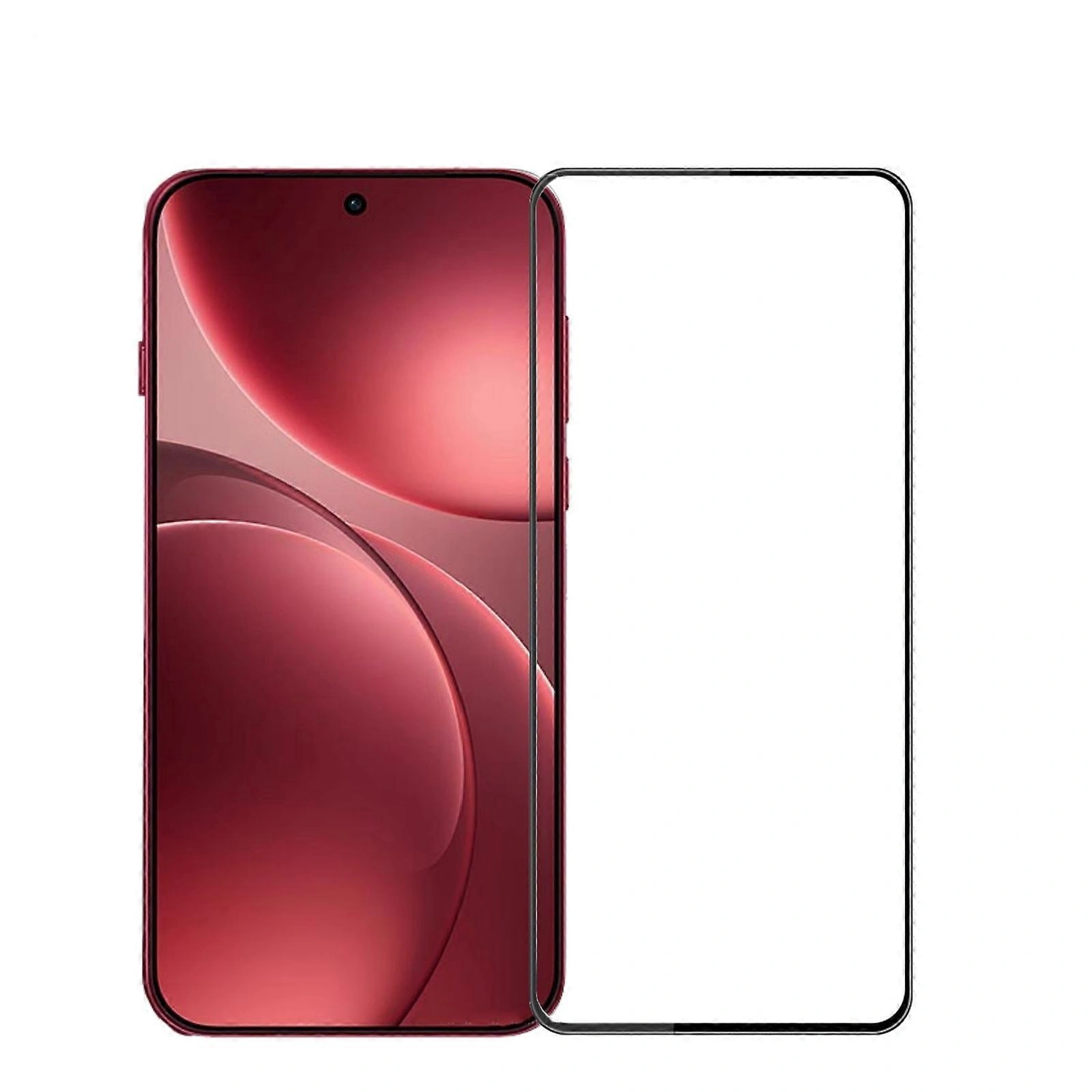 Picasee gehärtetes 3D Schutzglas mit Rahmen für OPPO Find X9 - schwarz