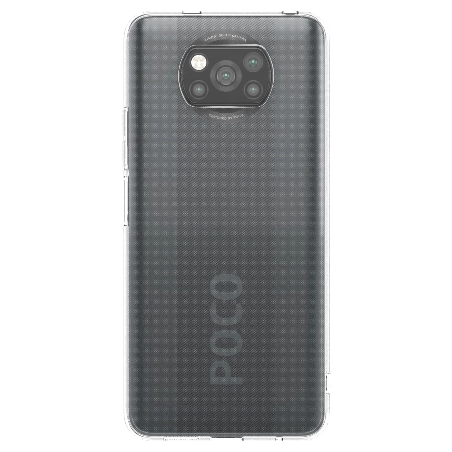 Picasee Xiaomi Poco X3 Hülle - Schwarzes Silikon - Individuelles Fotodesign