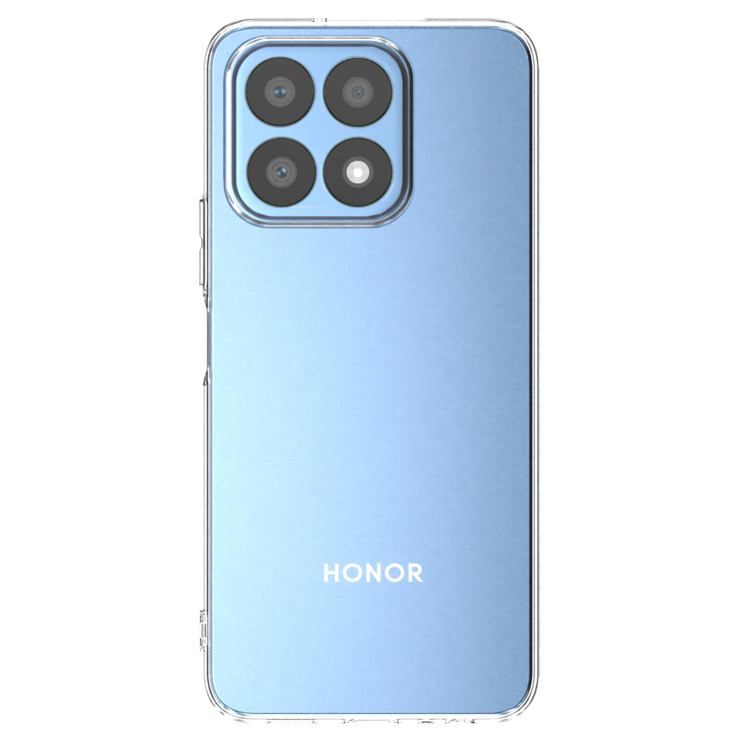 Picasee Honor X8a Hülle - Transparentes Silikon - Individuelles Fotodesign