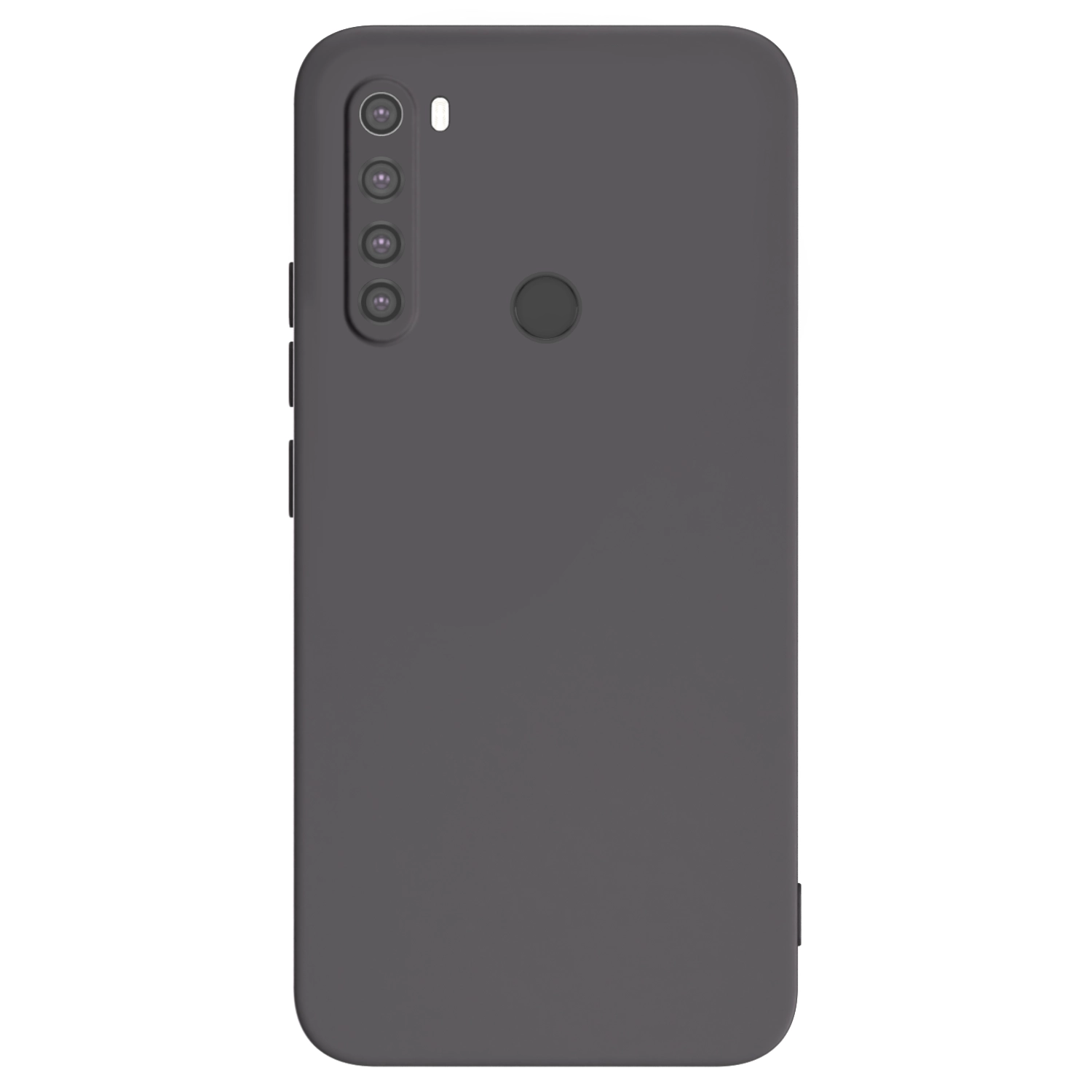Picasee Xiaomi Redmi Note 8 Hülle - Schwarzes Silikon - Individuelles Fotodesign