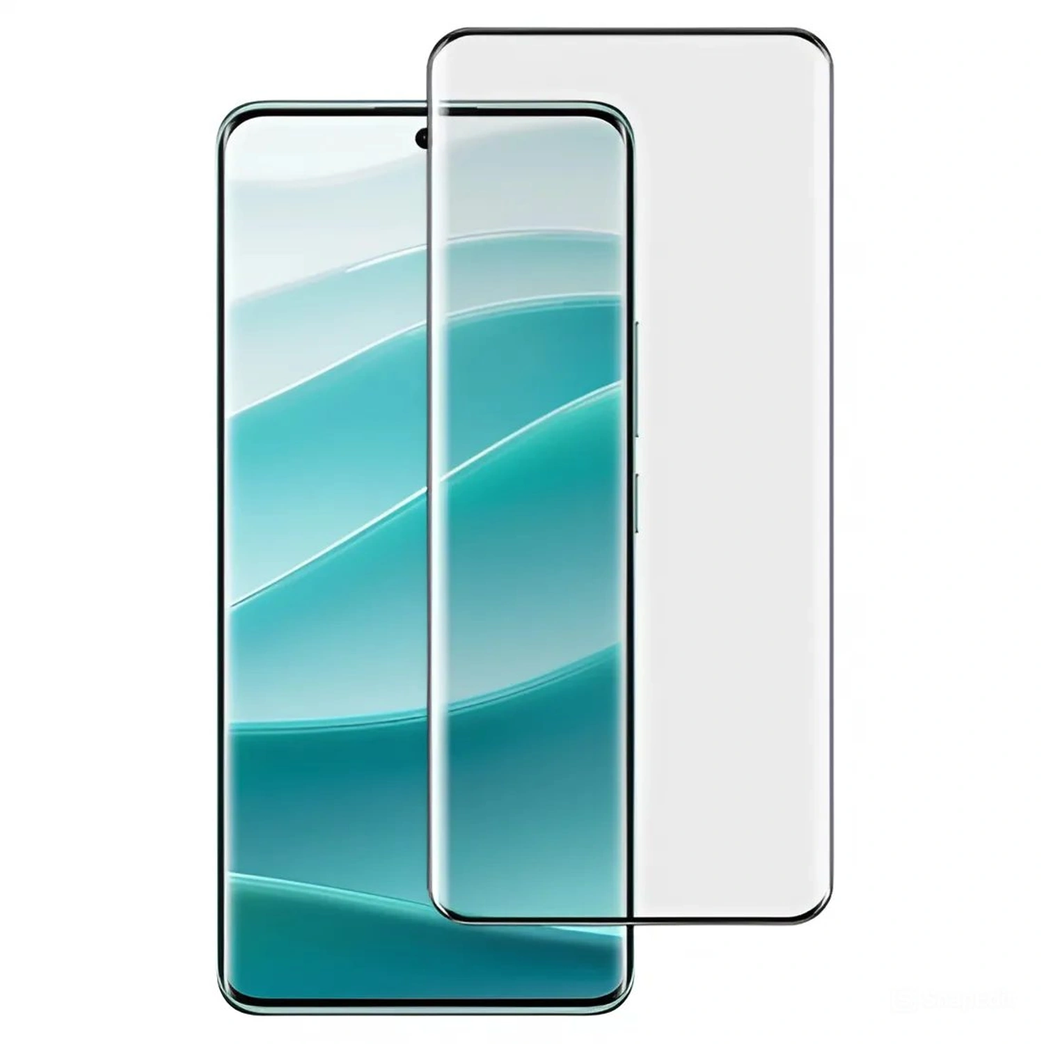 Picasee gehärtetes 3D Schutzglas mit Rahmen für Xiaomi Poco X8 Pro Max - schwarz