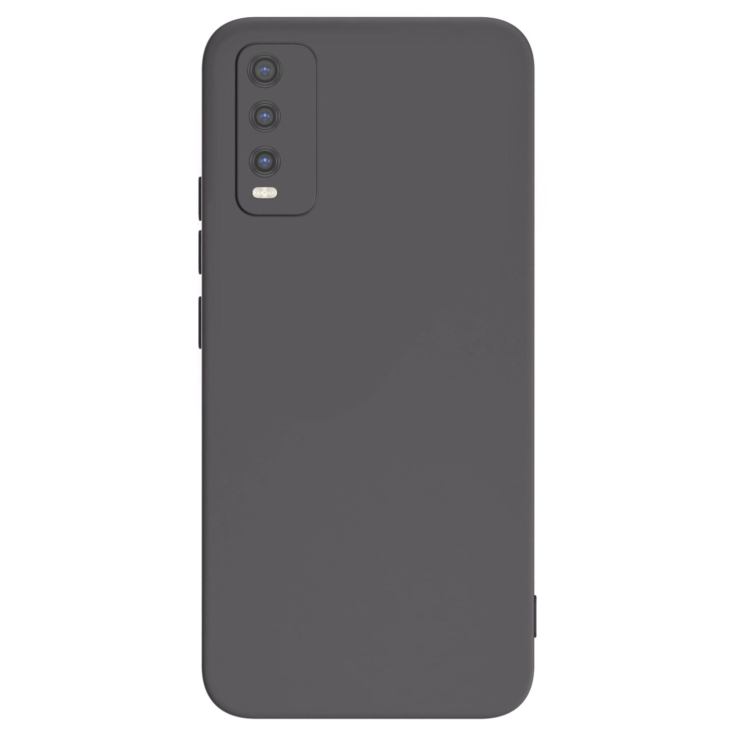 Picasee Vivo Y20s Hülle - Schwarzes Silikon - Individuelles Fotodesign