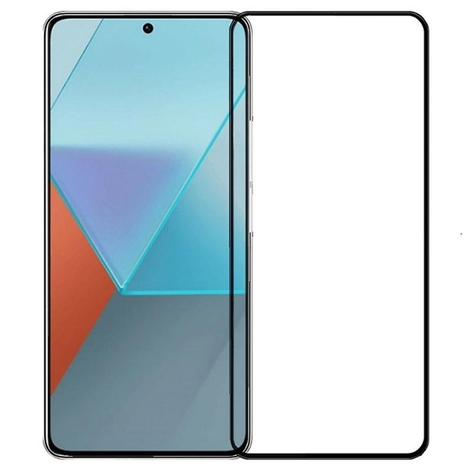 Picasee gehärtetes 3D Schutzglas mit Rahmen für Xiaomi Redmi Note 15 Pro 5G - schwarz