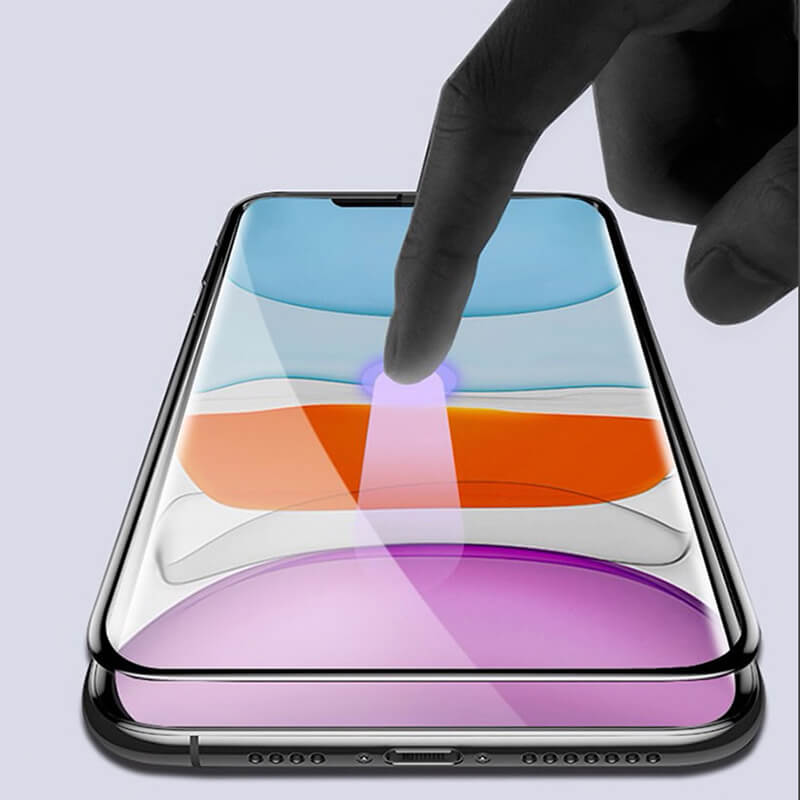 3x Gehärtetes 3D Schutzglas Mit Rahmen Für Apple IPhone 11 Pro Max - Schwarz - 2+1 Gratis
