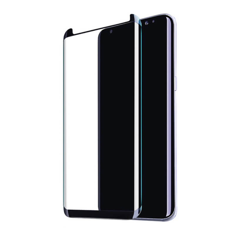 3x Gehärtetes 3D Schutzglas Für Samsung Galaxy S8 G950F - Schwarz - 2+1 Gratis