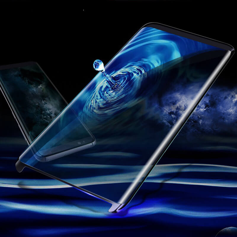 3x Gehärtetes 3D Schutzglas Für Samsung Galaxy S8+ G955F - Schwarz - 2+1 Gratis