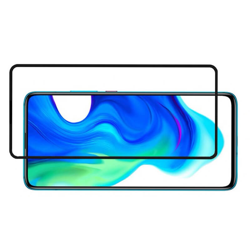 Gehärtetes 3D Schutzglas Mit Rahmen Für Xiaomi Poco F2 Pro - Schwarz