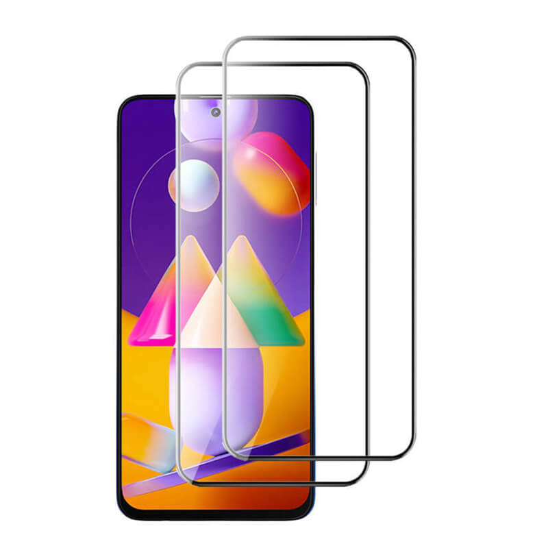 Gehärtetes 3D Schutzglas Mit Rahmen Für Samsung Galaxy M31s - Schwarz