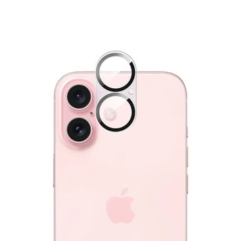 3x Picasee gehärtetes Schutzglas für das Kamerobjektiv des Mobiltelefons Apple iPhone 16 Plus 2+1 gratis