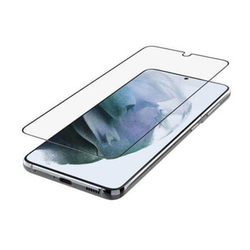 Picasee gehärtetes 3D Schutzglas mit Rahmen für Samsung Galaxy S24 FE S721B - schwarz