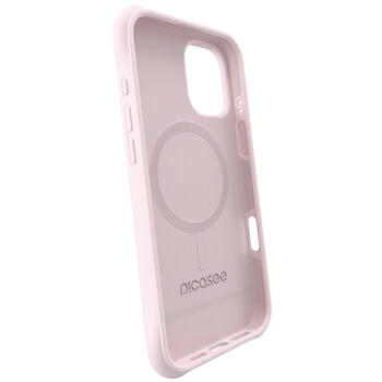 Picasee Apple iPhone 14 Shock-proof case s MagSafe - Personalisierte Gravur - Rosa