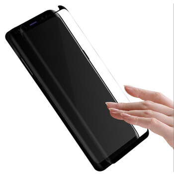 3x Picasee gehärtetes 3D Schutzglas für Samsung Galaxy S9 G960F - schwarz - 2+1 gratis