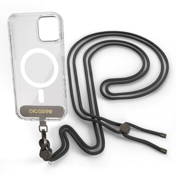 Cross-body phone strap - Schwarz
