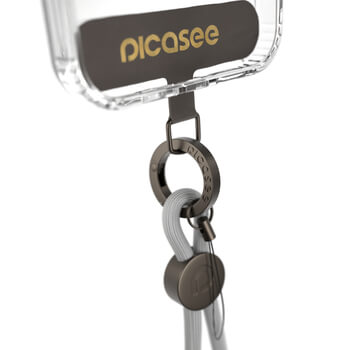 Picasee Cross-body phone strap - Grau