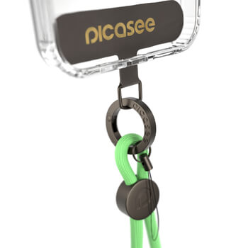 Picasee Cross-body phone strap - Grün