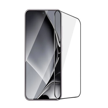 3x gehärtetes 3D Schutzglas mit Rahmen für Samsung Galaxy S25 Edge 5G - schwarz