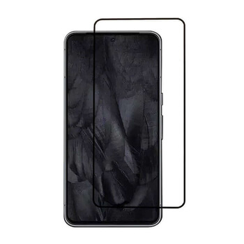 Gehärtetes 3D Schutzglas mit Rahmen für Google Pixel 8a - schwarz