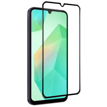 Gehärtetes 3D Schutzglas mit Rahmen für Samsung Galaxy A26 5G A266B - schwarz
