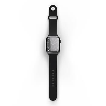Picasee Gürtel mit Gravur für Apple Watch 41 mm (7.series) - Schwarz