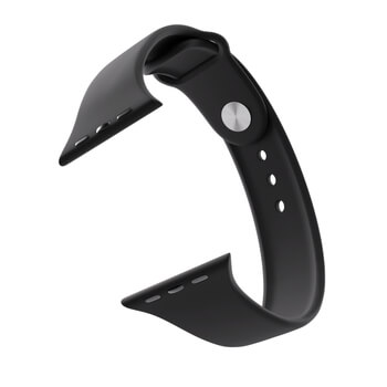 Picasee Gürtel mit Gravur für Apple Watch SE 40 mm (2023) - Schwarz
