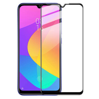 Gehärtetes 3D Schutzglas mit Rahmen für Xiaomi Mi A3 - schwarz