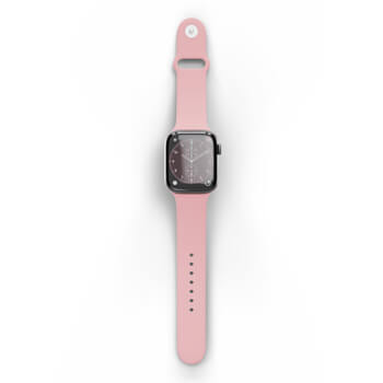 Picasee Gürtel mit Gravur für Apple Watch 40 mm (4.series) - Rosa