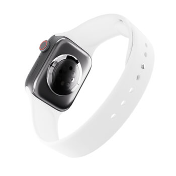 Picasee Gürtel mit Gravur für Apple Watch 45 mm (9.series) - Weiß