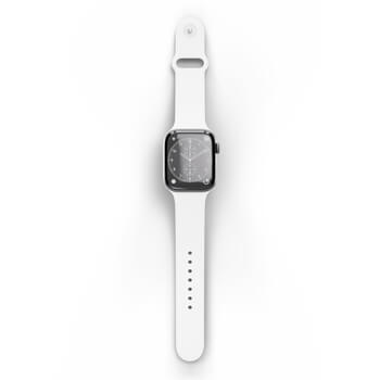 Picasee Gürtel mit Gravur für Apple Watch 40 mm (5.series) - Weiß