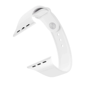 Picasee Gürtel mit Gravur für Apple Watch SE 44 mm (2024) - Weiß