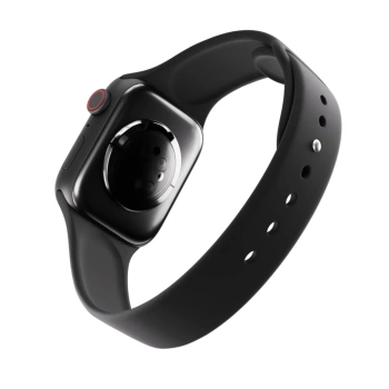 Picasee Gürtel mit Gravur für Apple Watch SE 44 mm (2024) - Schwarz