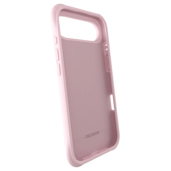 Picasee Apple iPhone Air Shock-proof case s MagSafe - Personalisierte Gravur - Rosa