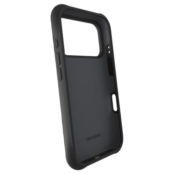 Picasee Apple iPhone 17 Pro Shock-proof case s MagSafe - Personalisierte Gravur - Schwarz