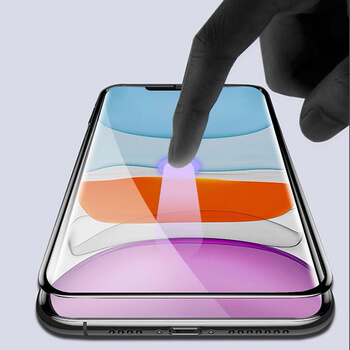 Picasee gehärtetes 3D Schutzglas mit Rahmen für Apple iPhone 11 Pro - schwarz