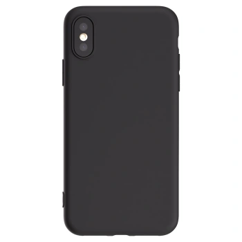 Picasee Apple iPhone X/XS Hülle - Schwarzes Silikon - Individuelles Fotodesign